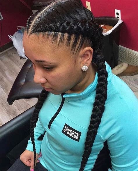 The Goddess braids are actually French braids inspired modified hairstyle designed especially for the African American Women. The Two Goddess braids hairstyle is actually two beautiful French braids positioned on the top of the head to the back. I suggest you make this beautiful hairstyle now. Image Source: Pinterest.